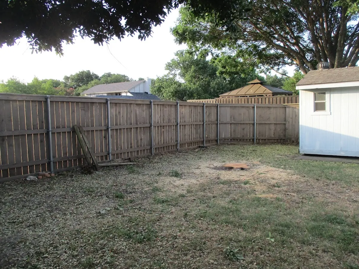 Cleared yard after professional tree removal in Spanish Fort